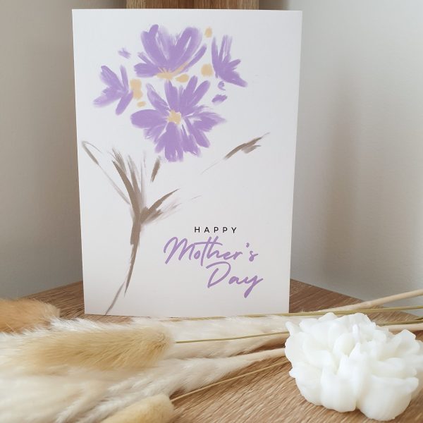 Purple Flower Card - Image 4