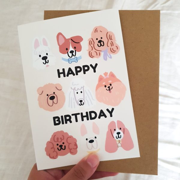 Cute Dogs Collage Card