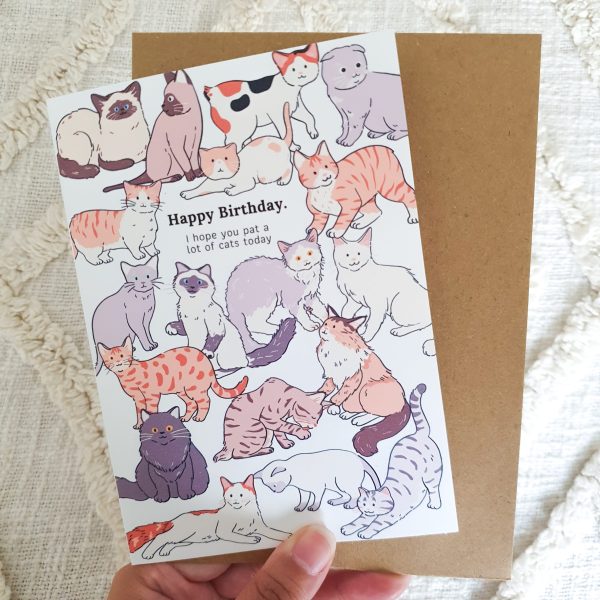 Pat A Lot Of Cats Today Card