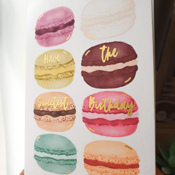 Cute Macarons Dessert Card - Image 3