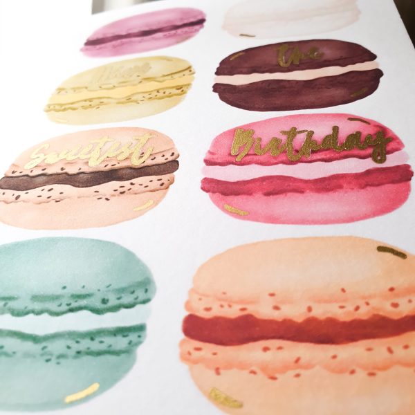 Cute Macarons Dessert Card - Image 4