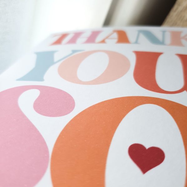 Fun Retro Thank You Card - Image 3