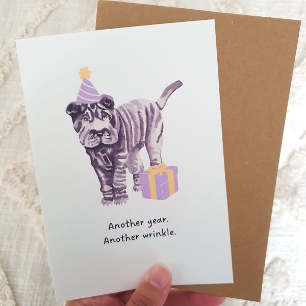 Custom Another Year Another Wrinkle Funny Birthday Card