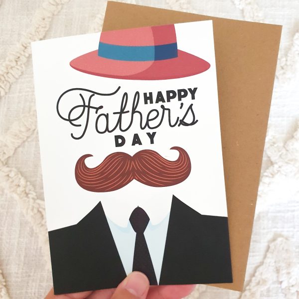 Moustache Gentleman Card