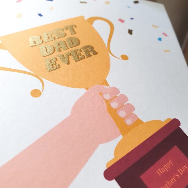 Best Dad Trophy Card - Image 4