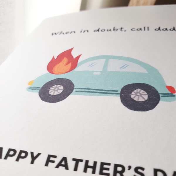 When In Doubt Call Dad Card - Image 3